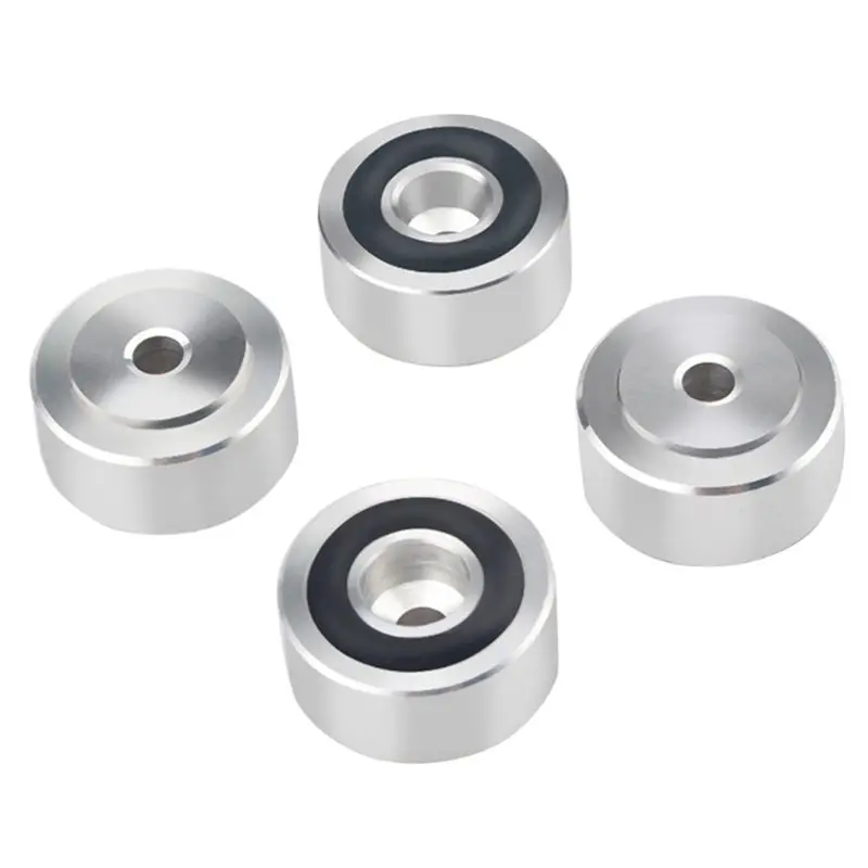 SWXF 4 Pcs Speaker Stand Feet Fixing Feet Pad Shock Base Feet Stand Cover Foot Nail