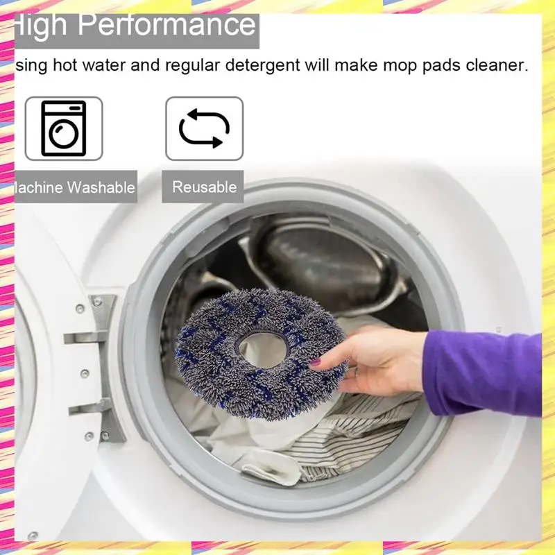 

Mop Pads Parts Accessories For Ecovacs Deebot X1 OMNI/ X1 Turbo Robot Vacuum Cleaner Accessories Cleaning Cloth Wipes
