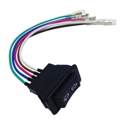 12V 24V Black Car Power Window Switch With Plastic Lamp Electronic Components Universal For Cars Power Window Lift Control Swit