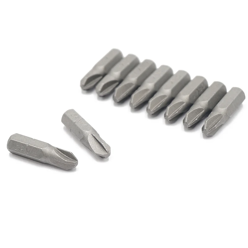 10 pcs 1/4 inch 6.35mm Hex Shank 25mm Lengte Torq Tri wing Spline Schroevendraaier Bit Set TW1 TW2 TW3 TW4 M5 M6 Bits