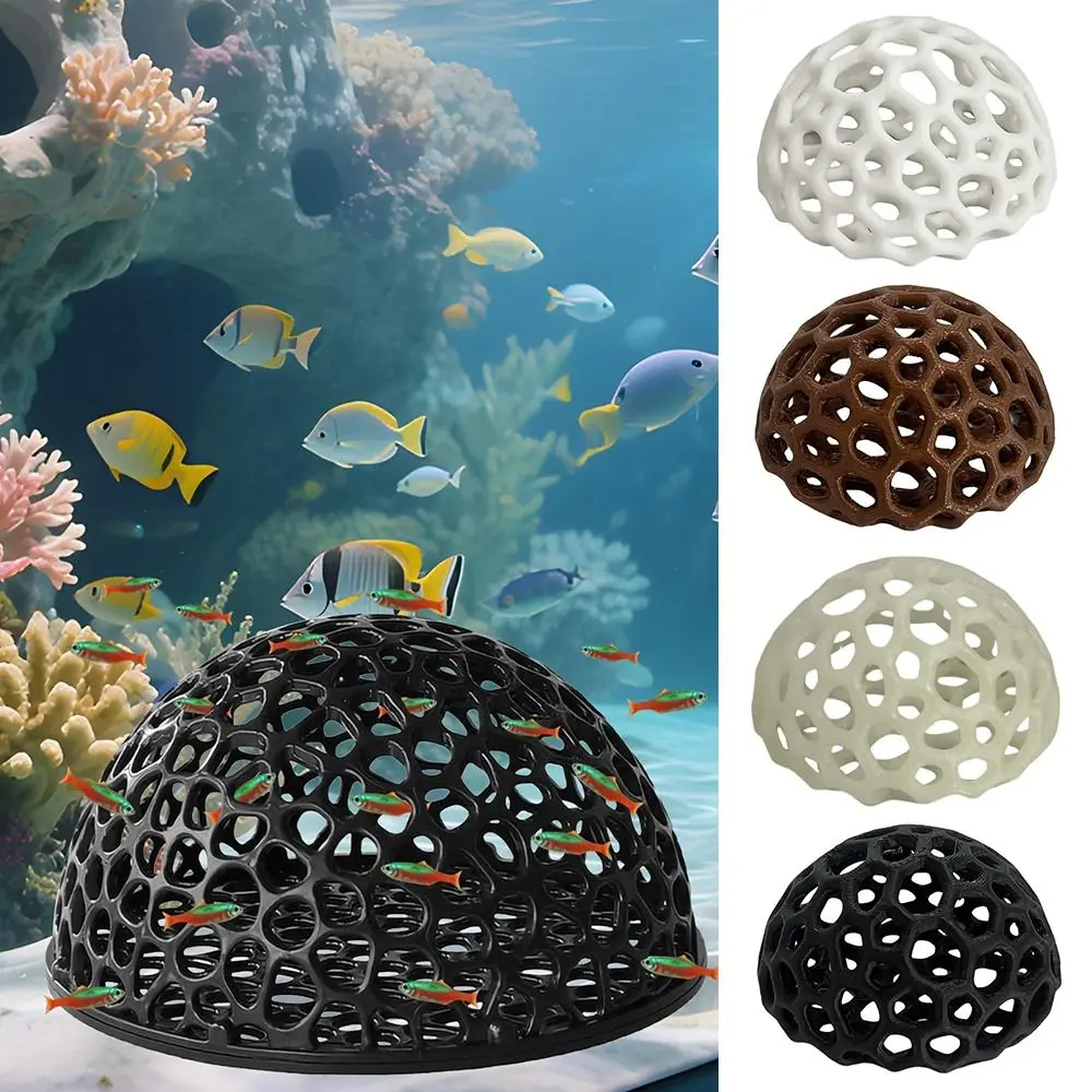Plastic Shrimp Breeding Cave Hollow Aquarium Tunnel Shrimp Protectors Ornamental Habitat Hide Decoration Small Fish Cave