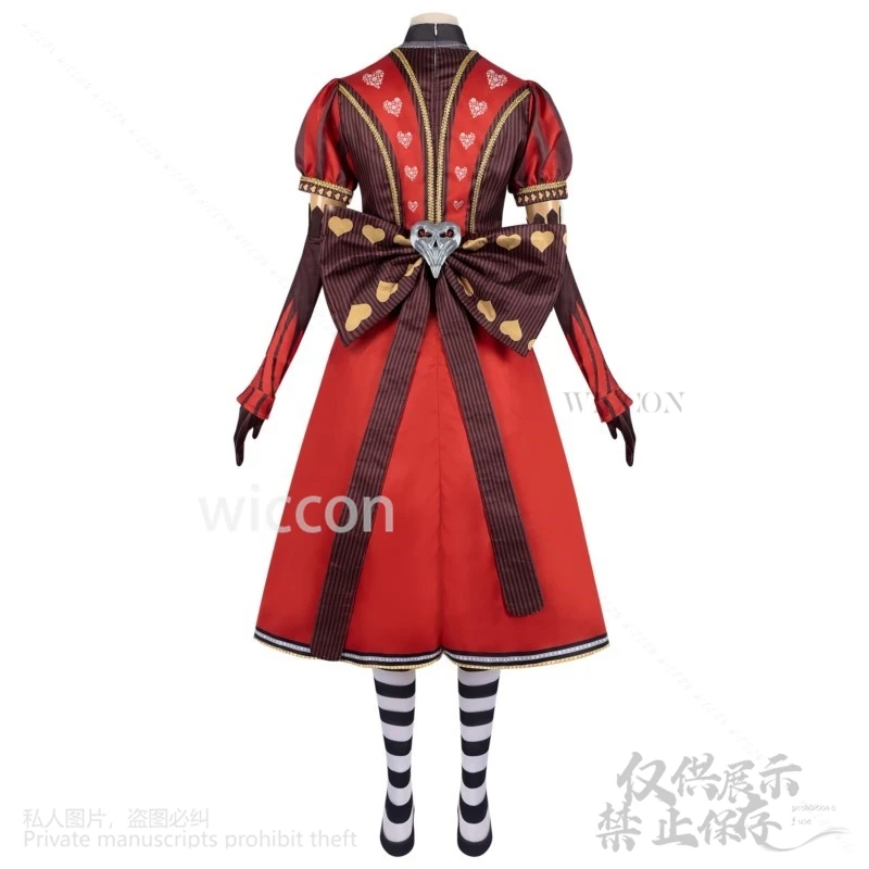 Anime Game Alicee Prinses Jurk Cosplay Kostuum Madness Maid Schort Lolita Pruiken Props Voor Vrouwen Meisjes Halloween Party Aangepast