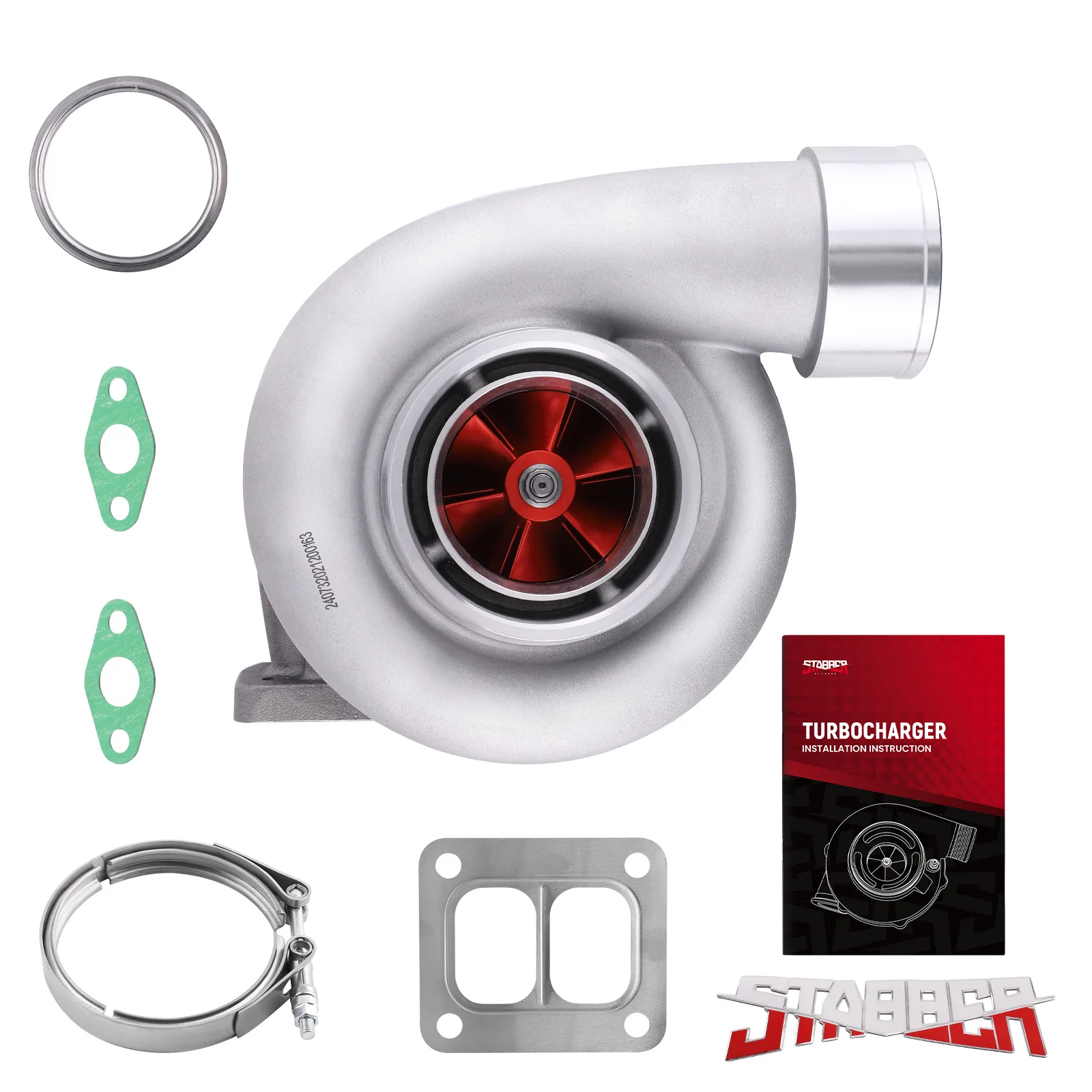 

GT45 Универсальный A/R .66 1,05 4-6 л Зажим V-образный фланец Турбо Турбина с двойным свитком