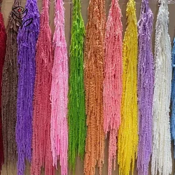 Dry Hanging Flower Eternal Lover's Tear Romantic Wedding Decoration Natural Real Amaranthus 80-100cm Boho Home Decor Photo Props