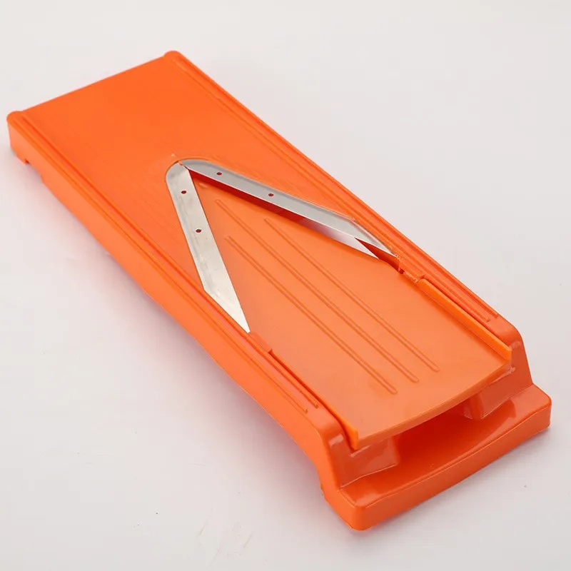 V Blade Mandoline Cutter Vegetable Cutter Stainless Steel Blade Hand Protector Cooking Tool Practical Large Frame for Kitchen