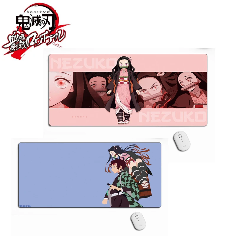 

New Gaming Mouse Mat Demon Slayer Small Mouse Pad Anime Mousepad Laptop Computer Accessories Overlock Mini Desk Mat Custom Pads