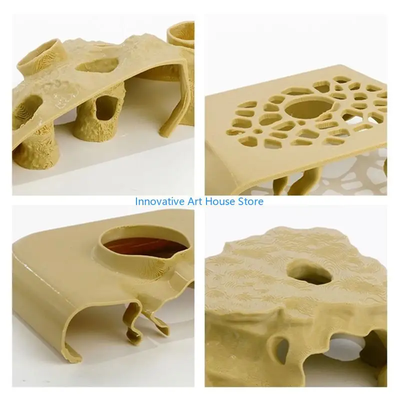 E1PC Water Pet Shelter Cave Plastic Cover for Fish and Shrimp, Raised Cover Space Piece for Routine Use and Display Value