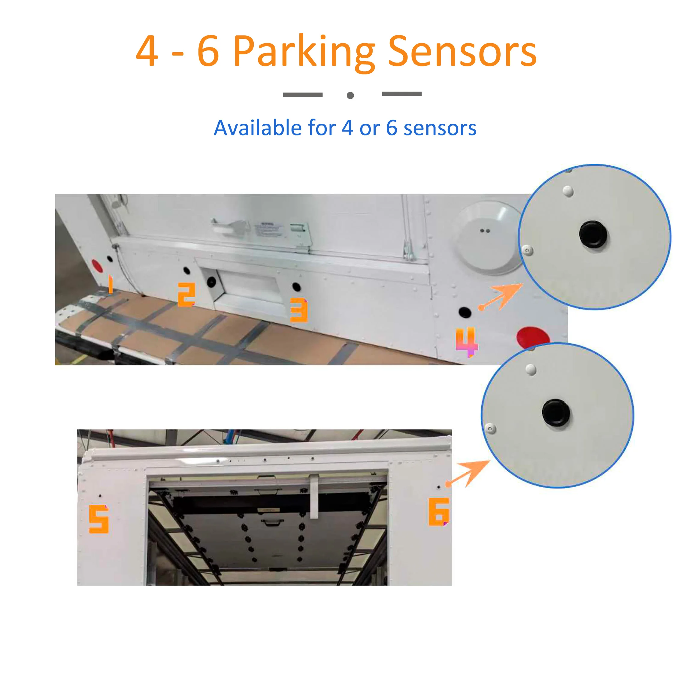 نظام رؤية الطيور ثلاثي الأبعاد 360 درجة للحافلة مقاوم للماء لأمن السيارة، نظام استشعار مواقف السيارات