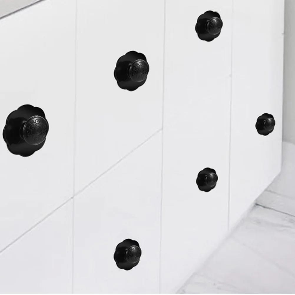 

5Pcs Sticky Type Pull Knobs No Punching Cabinet Door Window Handle for Wardrobe Drawer Kitchen Furniture Use Paste Type Pull