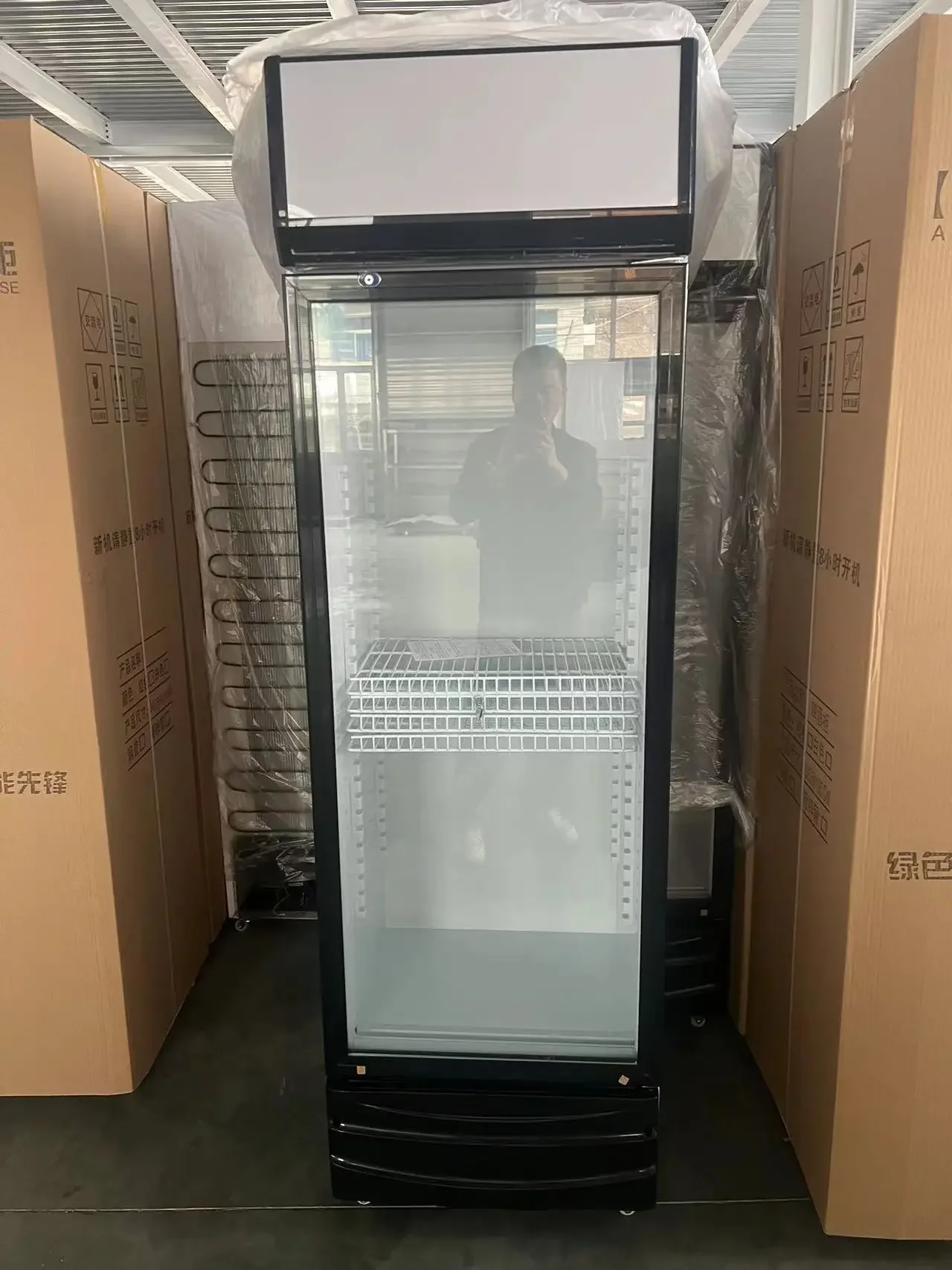 Vertical Upright drinks fridge Glass Door Freezer Display Beverage cola Cooler Refrigerator for supermarket fridge