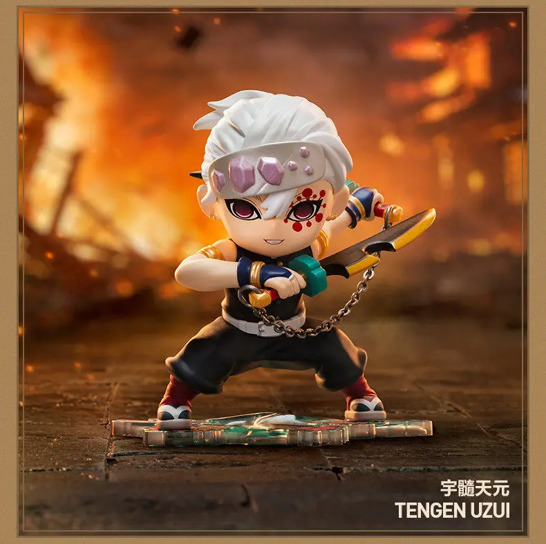 Echte POPMART Demon Slayer Zweite Generation Blind Box Kawaii Battle Anime Figuren Desktop-Ornamente Sammlerstücke Spielzeug Geschenk – Detail 12