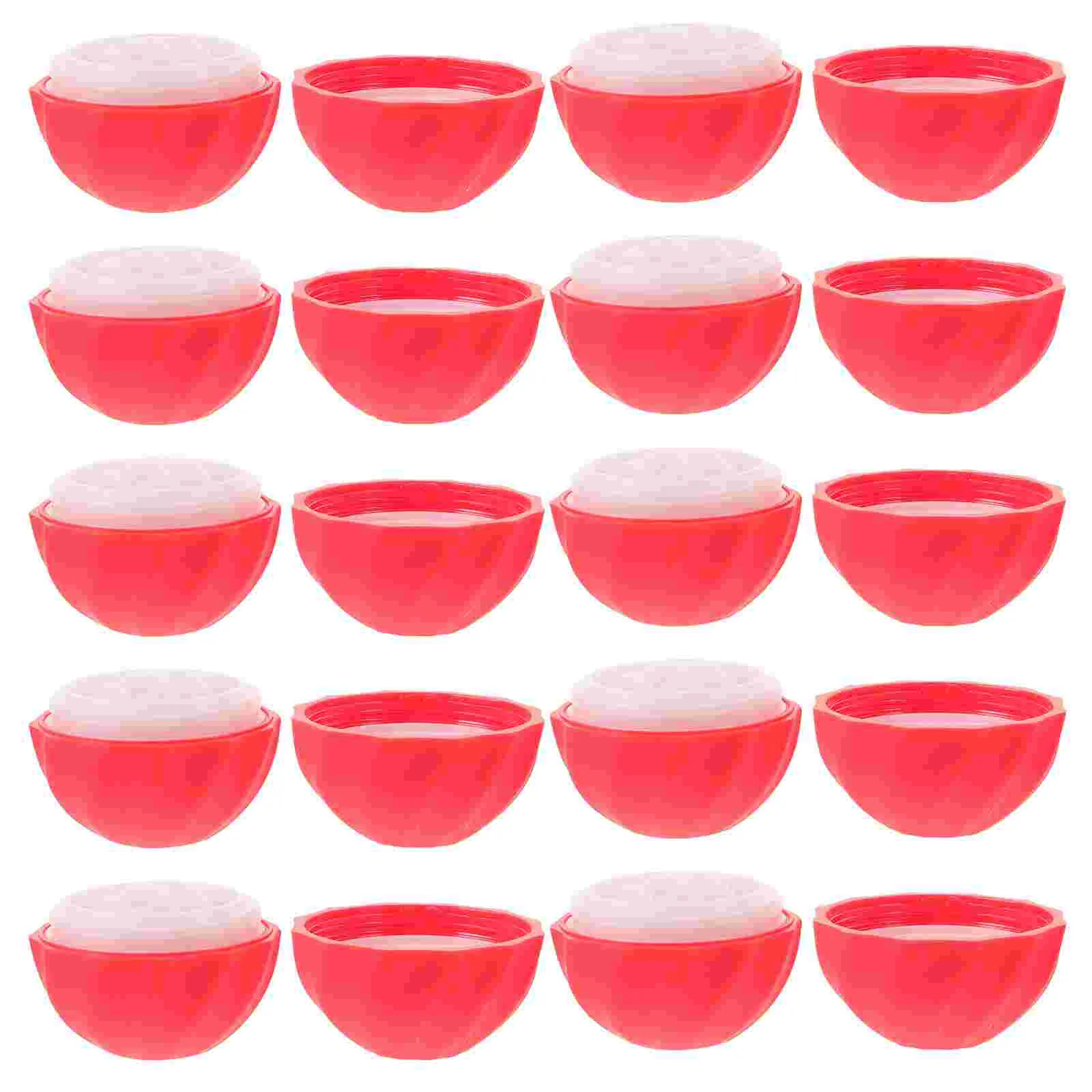 

10 Pcs Container Spherical Lipstick Case Ball Shape Balm Containers Sphere Boxes