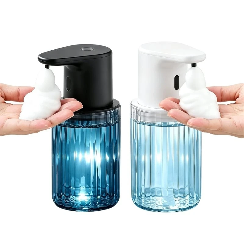 T19C Automatic Foaming Soap Dispenser Touchless,USB Rechargeable Soap Dispenser Adjustable Foam Levels,For Bathroom & Kitchen