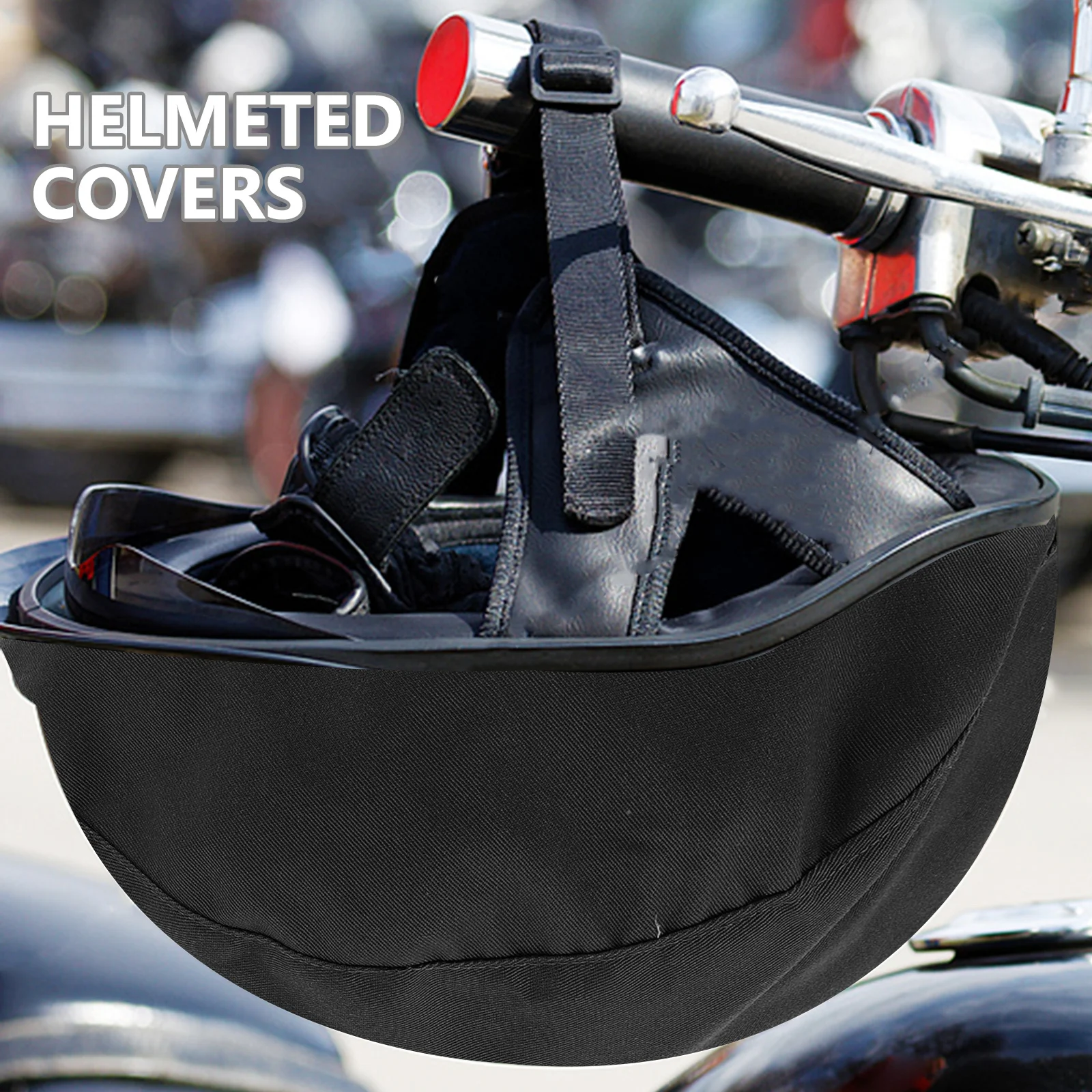 

Reversible Steel Cloth Cover Stylish Washable Protective Cycling Motor Sleeve Decorative Hat Accessory