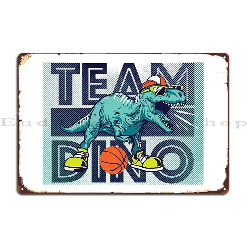 How Ridiculous Rexy Basketball Metal Sign Club Kitchen Customize Designer Club Tin Sign Poster