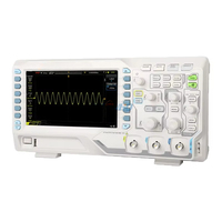 Portable 7-inch Touch Screen Digital Oscilloscope DHO804 with 4PCS 150MHz Probes 70MHz 4-Channel 12Bit High Resolution
