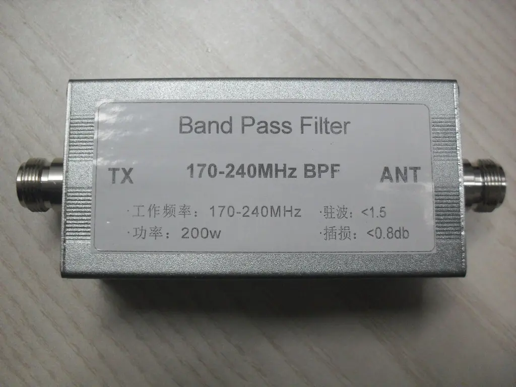 

Band-pass filter 170-240MHz band-pass filter anti-interference increase communication distance