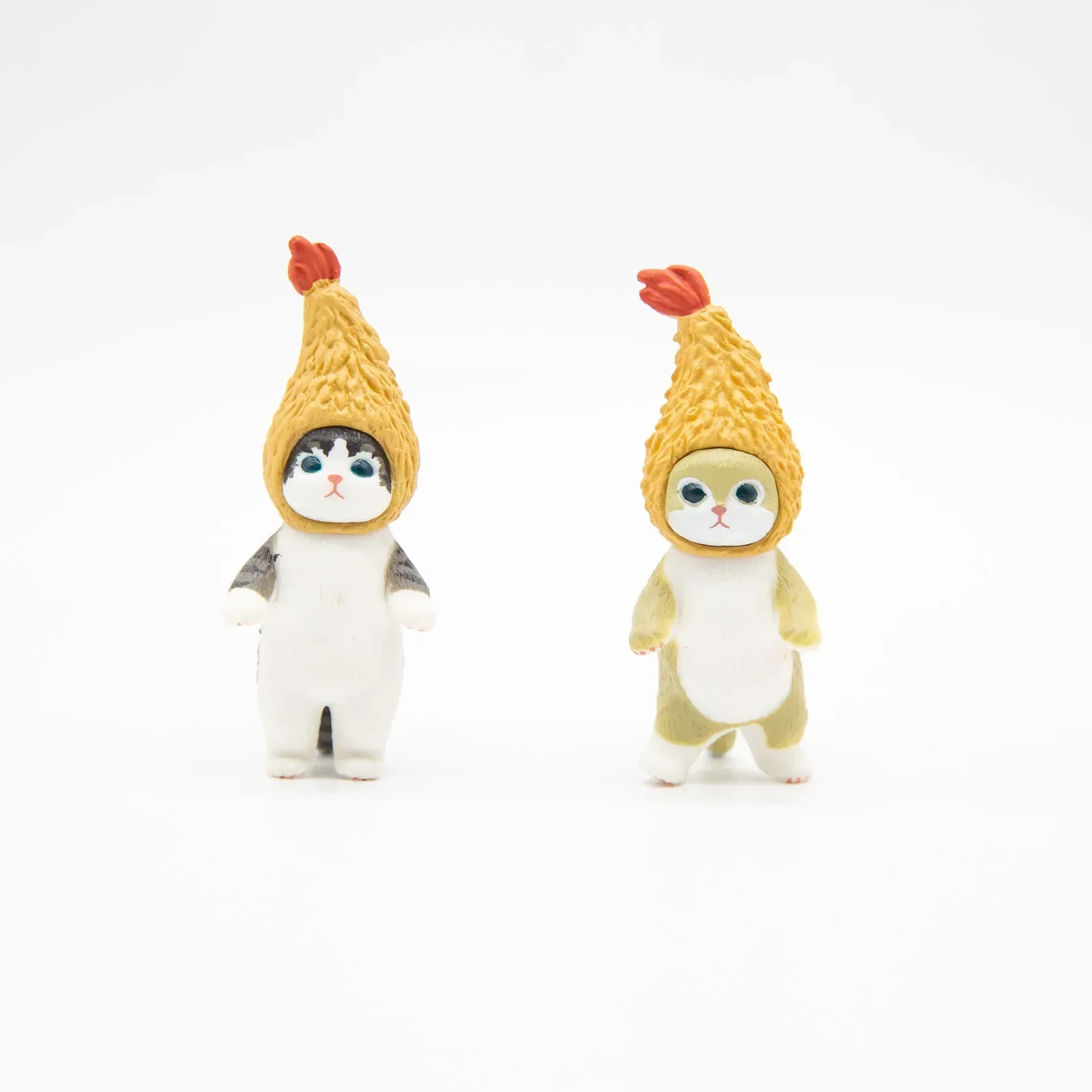 Mofusand Cat Pretend Fried Shrimp Chips Clothes Cute Kitten Figure Toy Collection Blind Box Table Decoration Kids Christmas Gift