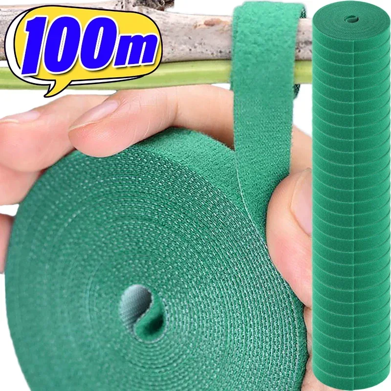 Nylon Plant Ties Bandage Adjustable Self Adhesive Support Plants Grape Vines Fastener Cable Tie Home Garden Supplies Wholesale