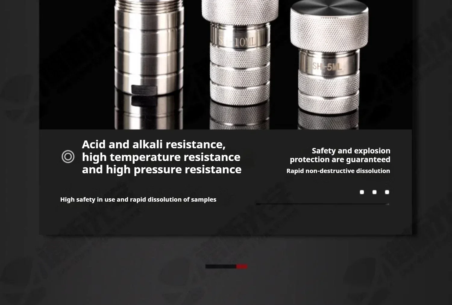 Reaktor-Kesselgefäß, 25/50 ml, PTFE-Kammer für Autoklaven, hydrothermische Synthese, Reaktorkessel, gefüttertes Gefäß – Detail 8
