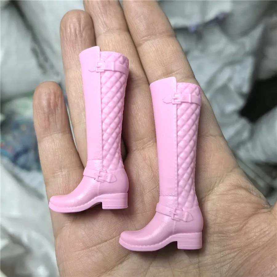 New Designed Doll High Heels Boots Tall Long Boots Accessories For BB FR 30cm 1/6 Scale Dolls