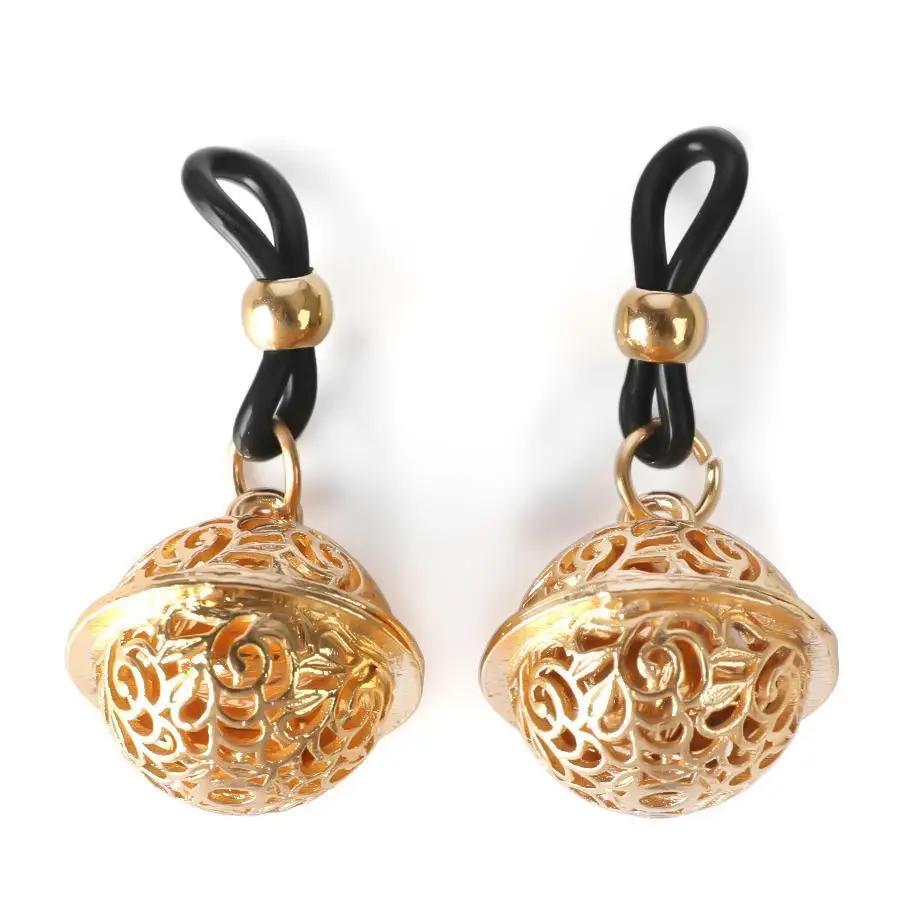 1 Pair Women Silicone Nipple Clamps Chest Clitoris Stimulation Small Bell Breast Clips Sex Toys For Women #5