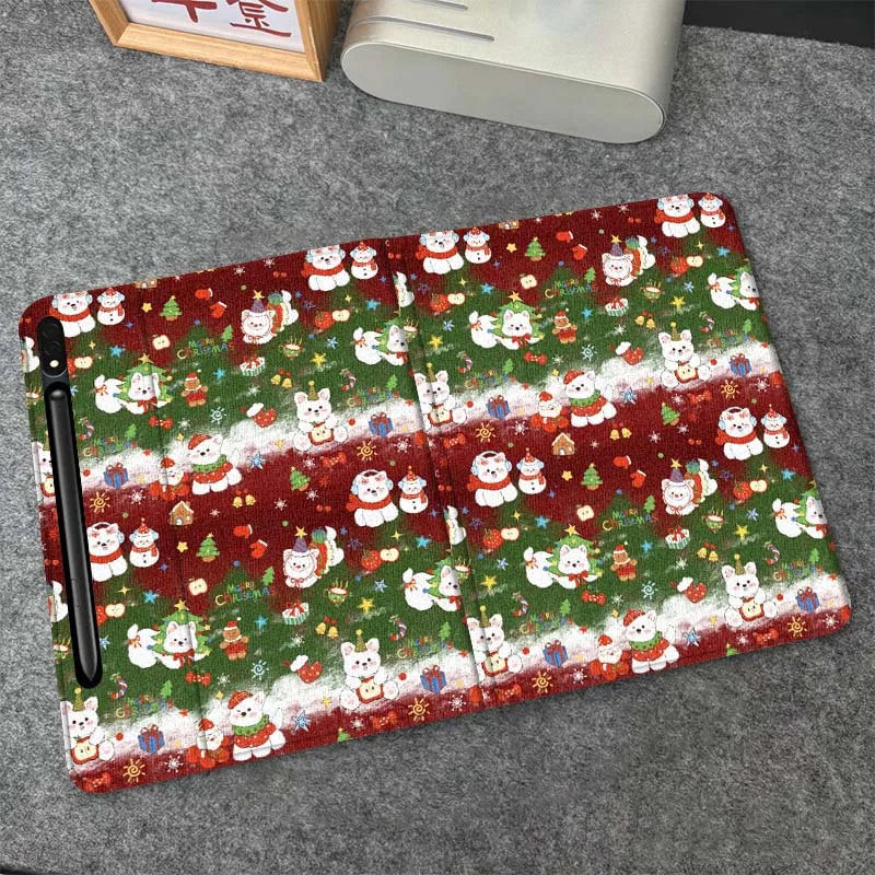 

Christmas Art Patterns Tablet Case For Samsung Galaxy Tab S7 S8 S9 S10 FE Plus Lite 11 12.4 13.1 Inch