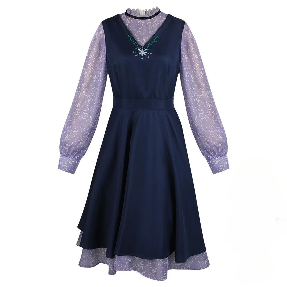 

Cosplay Costume Anime Blue Dress Girlfriend Halloween Party Women Role Play Girls School Uniform Lolita Dress Halloween Suit