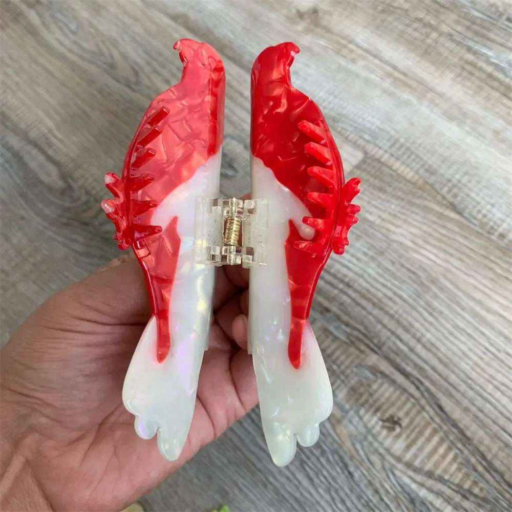 

Sweet Cute Acetic Acid Hair Claw Hummingbird Grasp Bird Hair Clip Parrot Woodpecker Cartoon Animal Shark Clip Daily