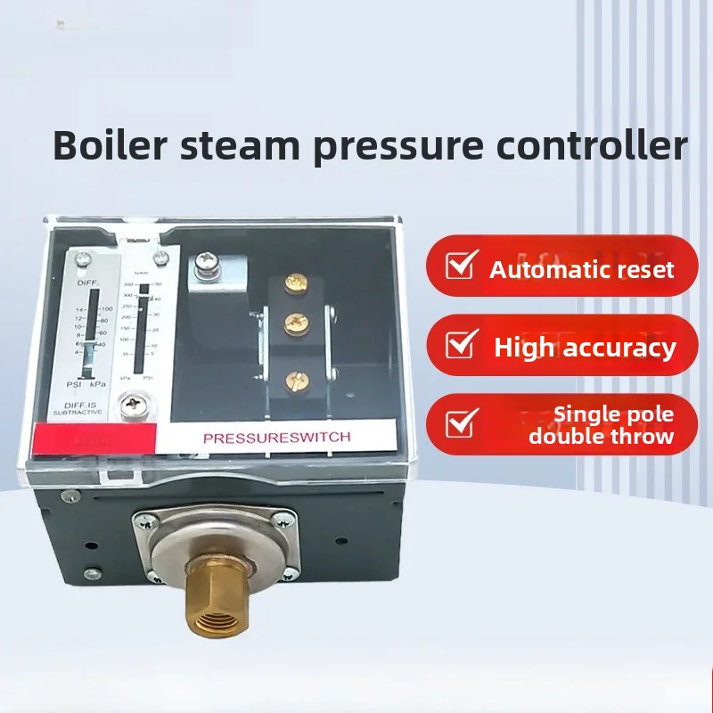 LF56 Adjustable Differential Pressure Switch – Steam Boiler Controller, SPDT 15A, 15-2070kPa, Dwyer Replacement