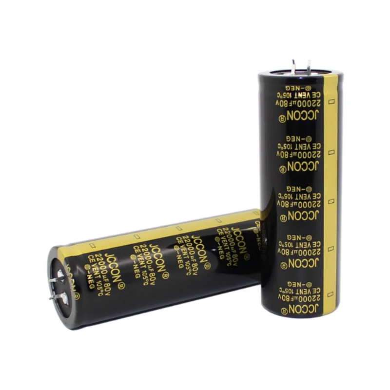 80v22000uf 80v JCCON Black Gold Audio Amplifier Large Capacity Filter Capacitor 35x100