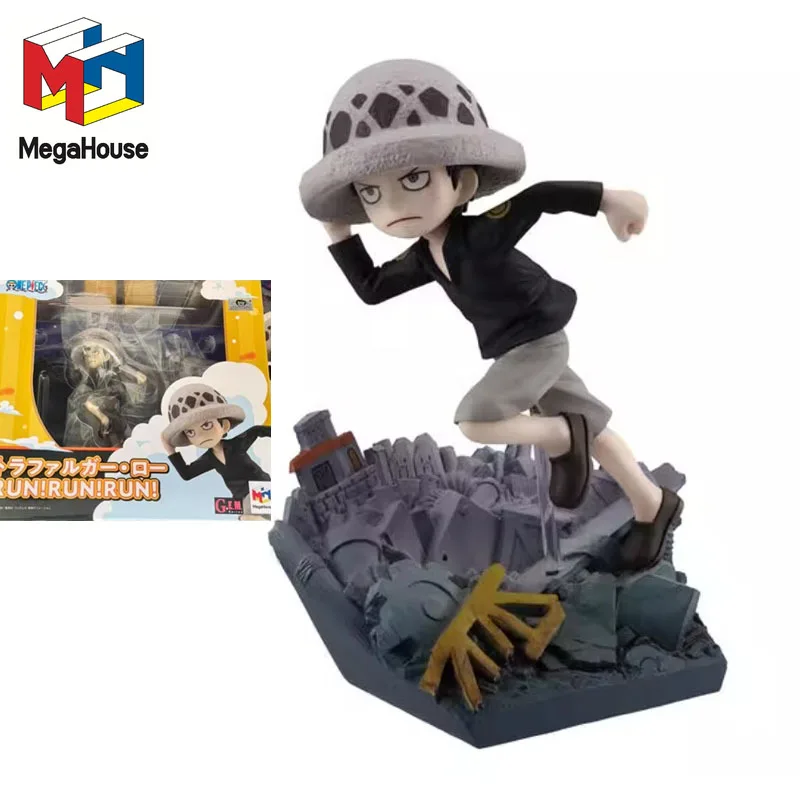 

MegaHouse Genuine One Piece GEM RUN!RUN!RUN! Trafalgar D Water Law Anime Action Figures Toys For Boys Girls Kids Gift Model