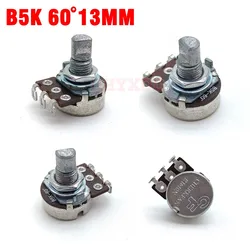 1PCS CF 148 Single Potentiometer B5K 60 ° Half Handle Model Aircraft Potentiometer Handle 13MM D Shaft 60 Degree SWITCH