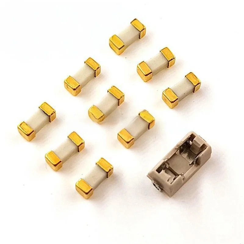 10PCS Fuse tube 1808 SMD Fast blow Fuse 0451 1A 2A 3A 4A 5A 6A 8A 10A12A20A 0451 ultra-rapid fuses