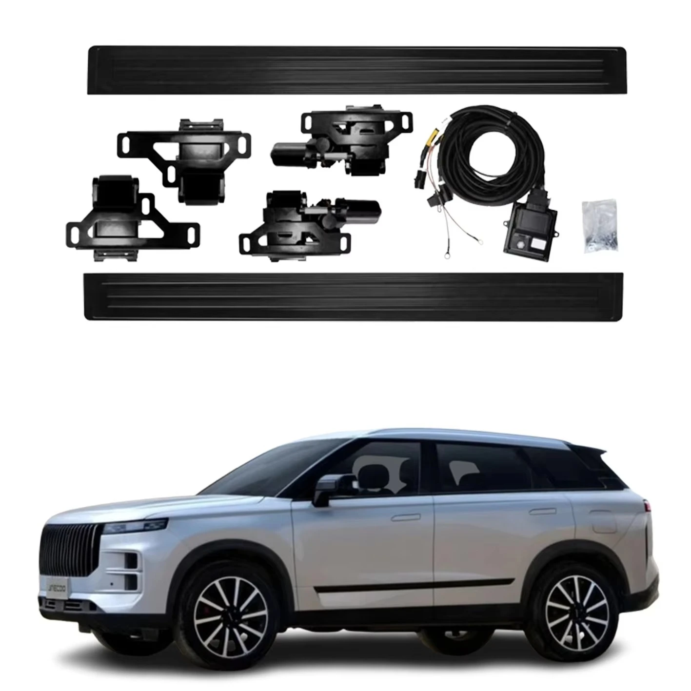 

Customized Aluminum Alloy Bracket Car Auto Parts Electric Side Step for J7 2024 Power Running Board