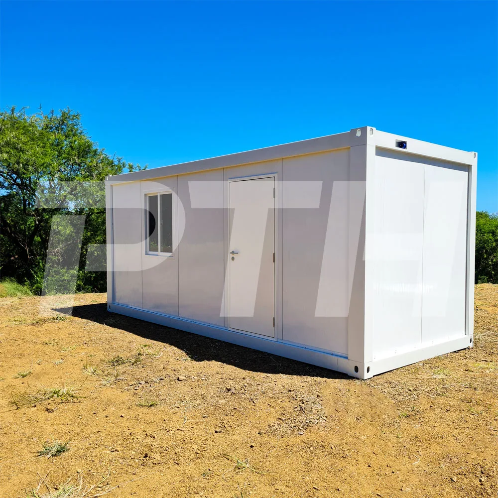 Vendas diretas da fábrica barato fácil instalação casa pré-fabricada do contêiner do local de obras de 20 pés