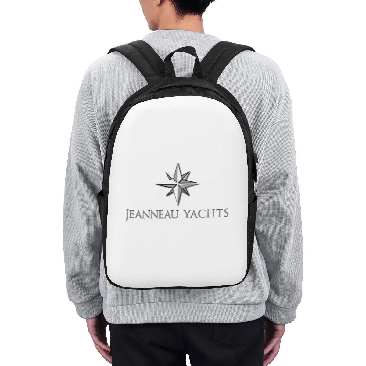 

Jeanneau Yachts Backpack Travel Notebook Bag Computer College Student School Bag Laptop Shoulder Bags for Men Women