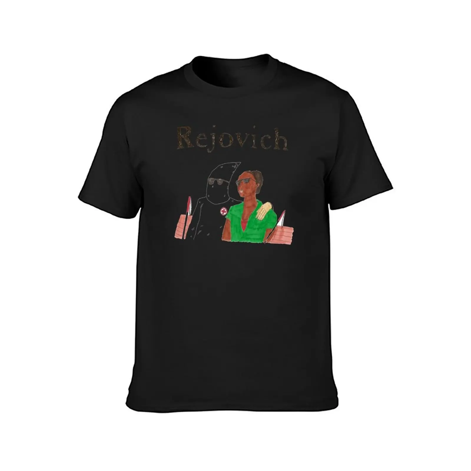 Rejjie Snow Et T-Shirt Short sleeve tee blacks kawaii clothes plus sizes t shirts for men pack