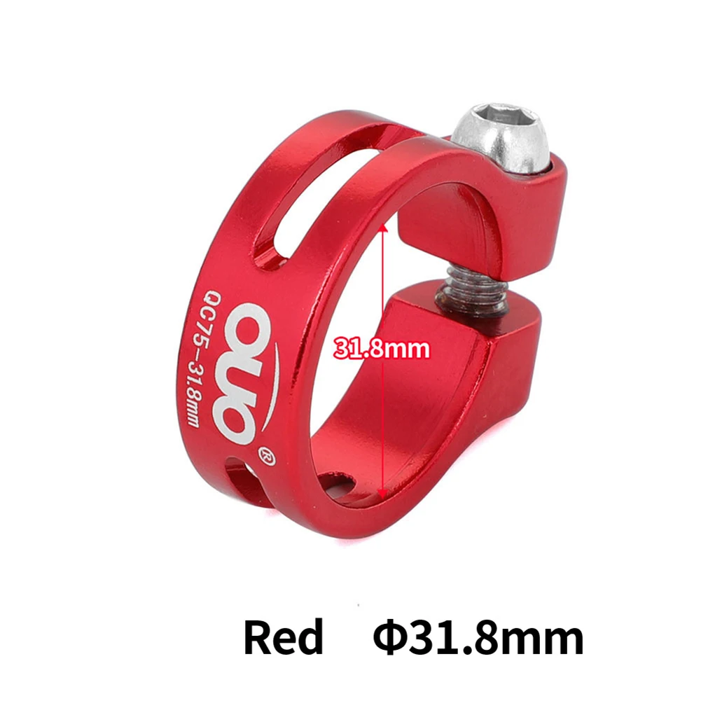 Bolt Bicycle Seat Clamp Seat Post Cycling Parts Accessories MTB Road Bike Ultra Light 28.6/31.8/34.9mm Outdoor High Quality