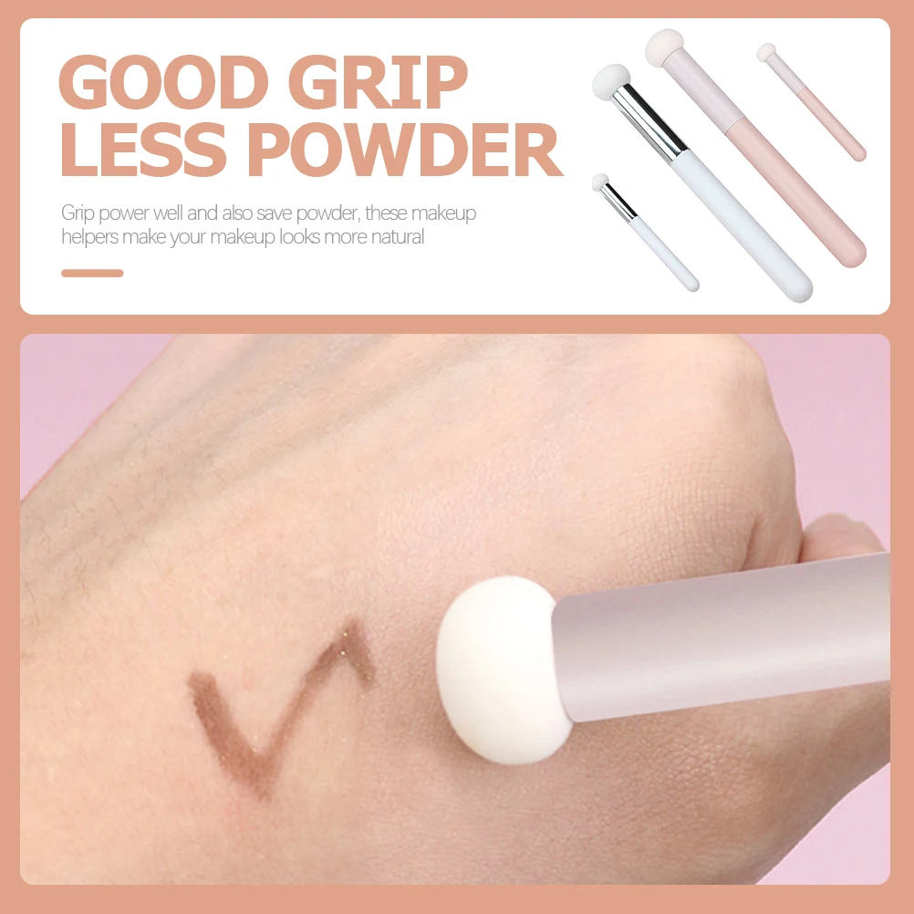 4 Stücke Pilz Concealer Pinsel Puderquaste Foundation Schwamm Make-Up Applikator Werkzeug für Make-Up Concealer Pinsel