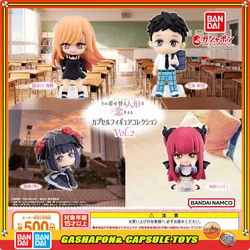 BANDAI My Dress-Up Darling Action Figures Model Kitagawa Marin Gojo Wakana Maid Red Haired Little Devil Gashapon Genuine