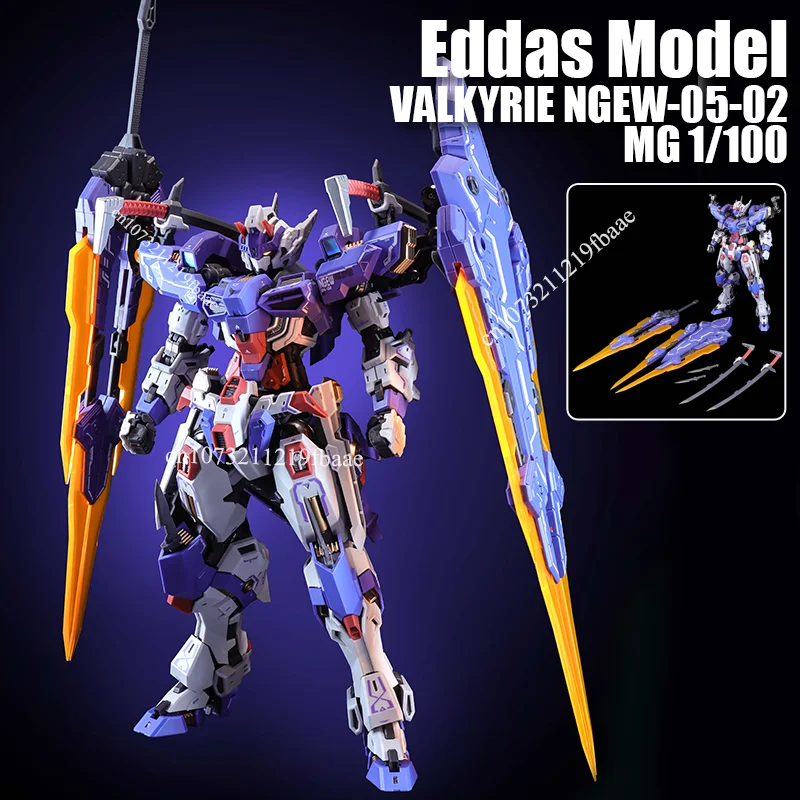 

Eddas Model VALKYRIE NGEW-05-02 MG 1/100 Assembly Model Kits Alloy Skeleton 00Q Action Figure Anime Robot Plastic Kids Gifts