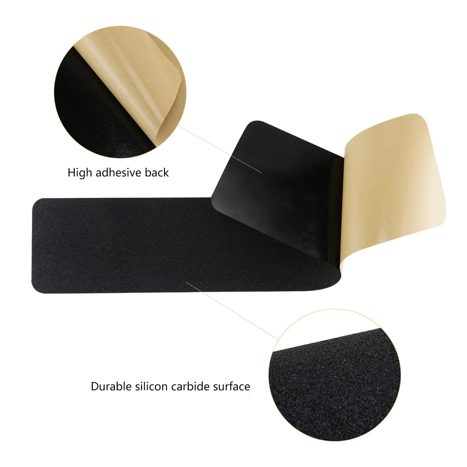 LifeGrip Anti Slip Traction Treads Best Grip Tape Grit Non Slip For Stair Steps Ramp Skateboards Adhesive Non Slip Strips