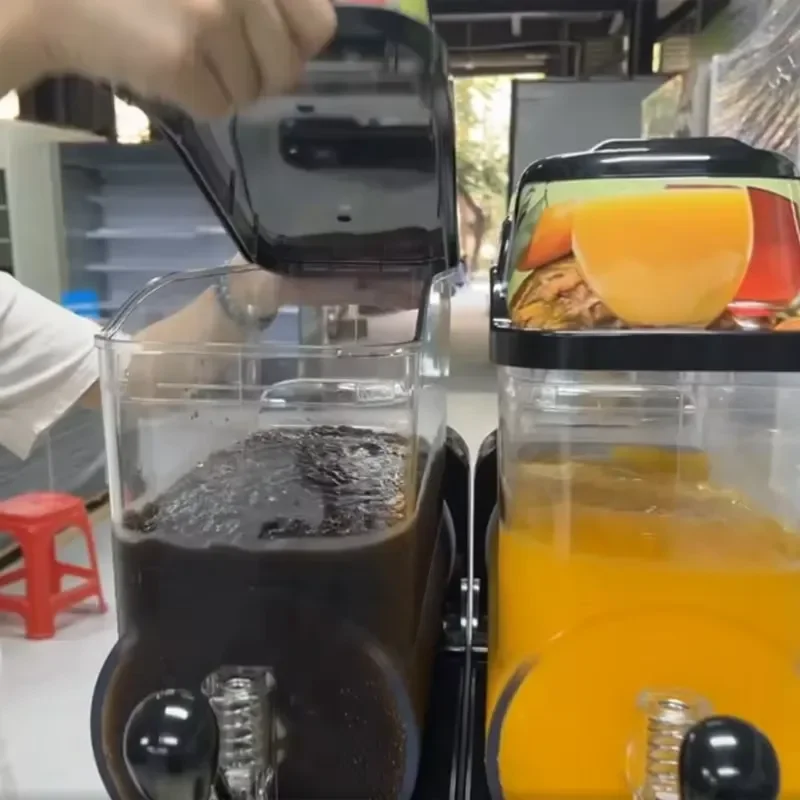 Popular 12L 24L 36L Little Multifunctional Soft Ice Cream Slush Machine Automatic Ice Slush Businesses Stainless