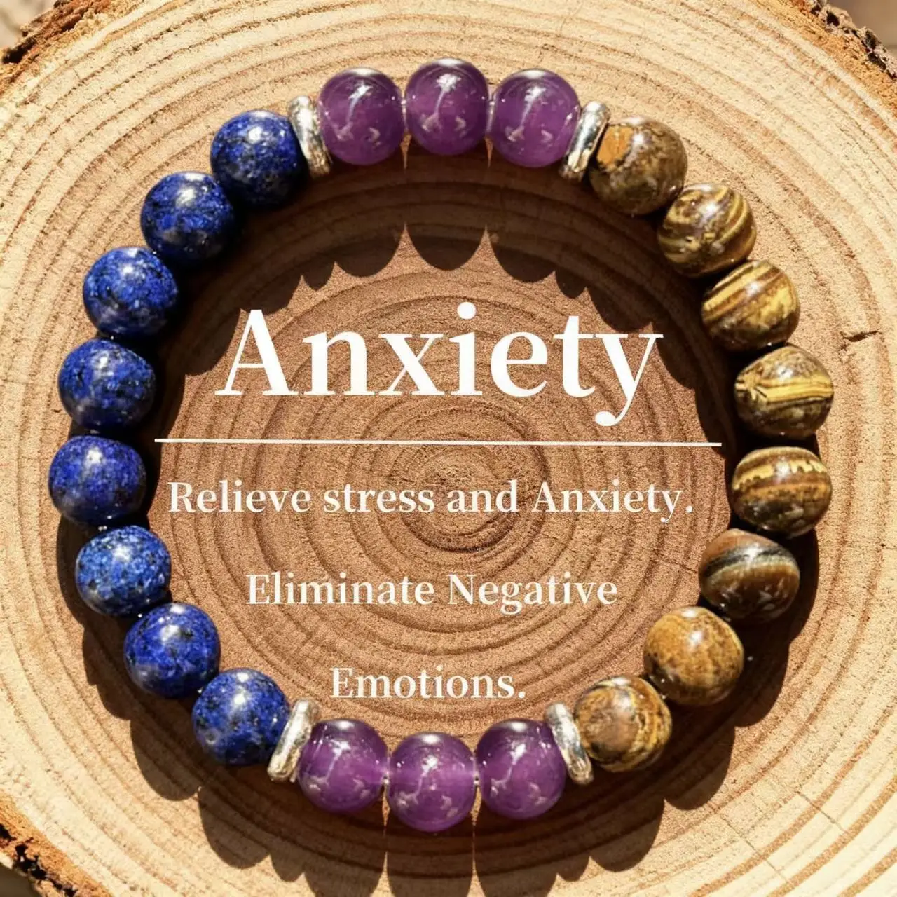 Cross-border hot sale, simple natural stone bracelet women's nine-piece set 8mm map stone sparkling stone bohemian bracelet.