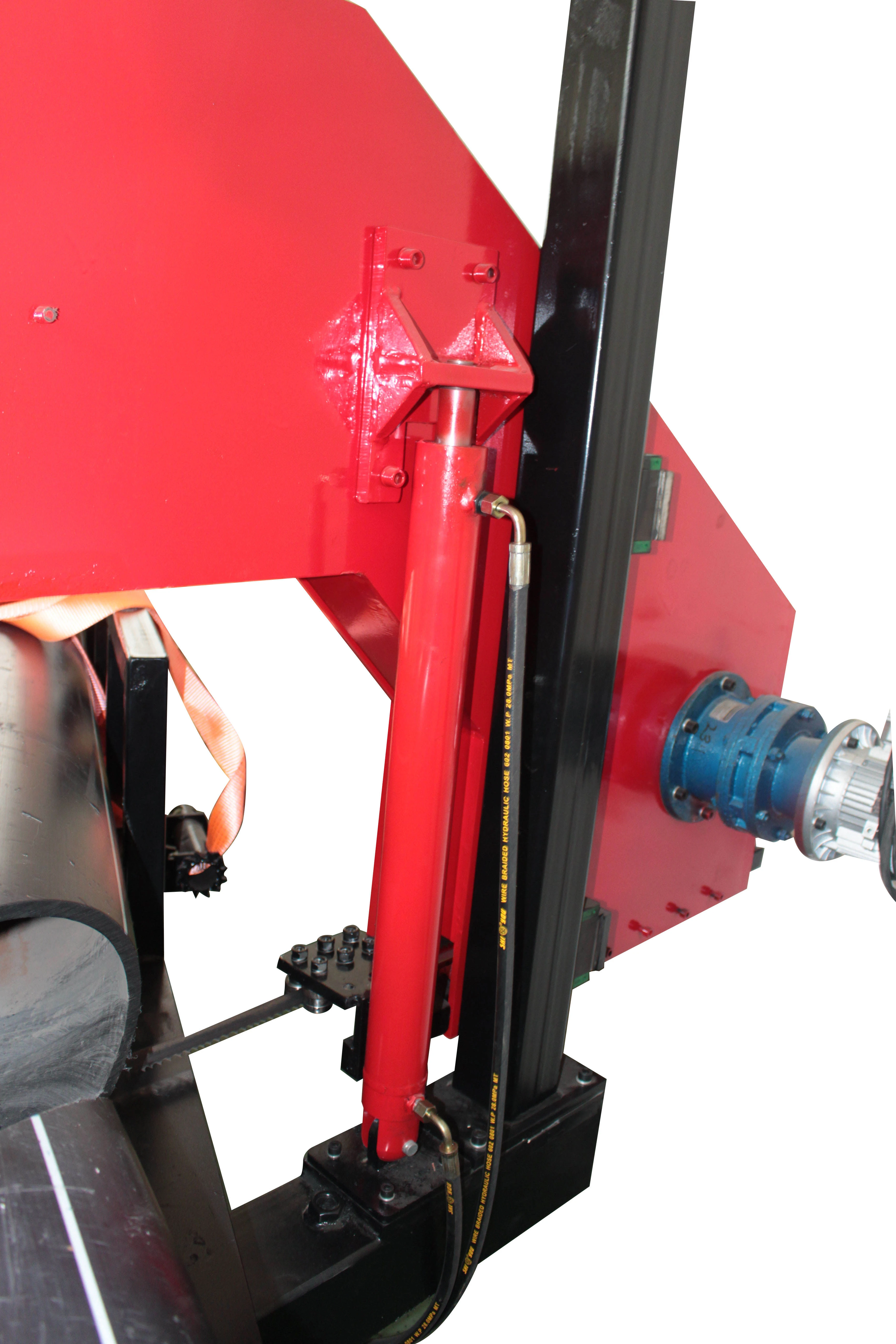 ハイシャ HSM800 多角度帯鋸盤 HDPE溶接機 加熱機能付き プラスチックパイプ切断用 新品