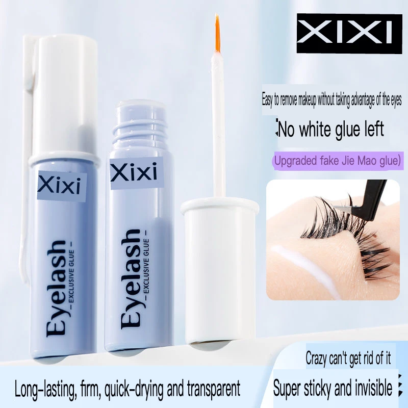XIXI Anti-freeze False Eyelash Glue Durable Firm Transparent Quick Drying Without Glue White Hot Eyes Easy To Unload Grafting