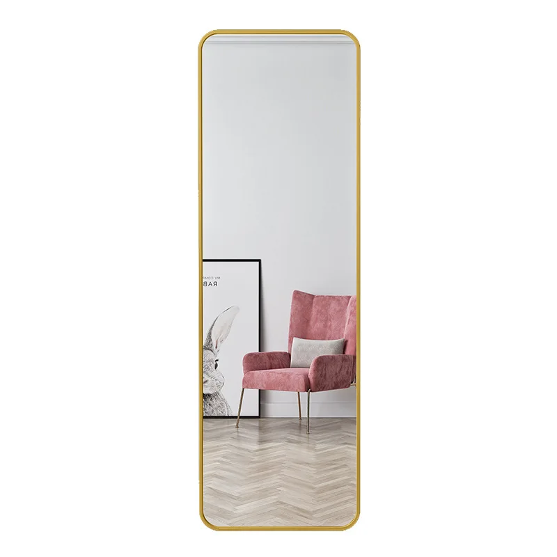 

Nordic dressing, full-body floor-to-ceiling mirror household bedroom wall-mounted large mirror simple wall clothing store