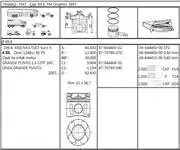 

8770789 STD000G engine PISTON PISTON segment for LINEA GRANDE PUNTO DOBLO 1,3JTD 16V EURO5 ASTRA H CORSA D 1,3CDTI 16V MULTIJET 90 hp