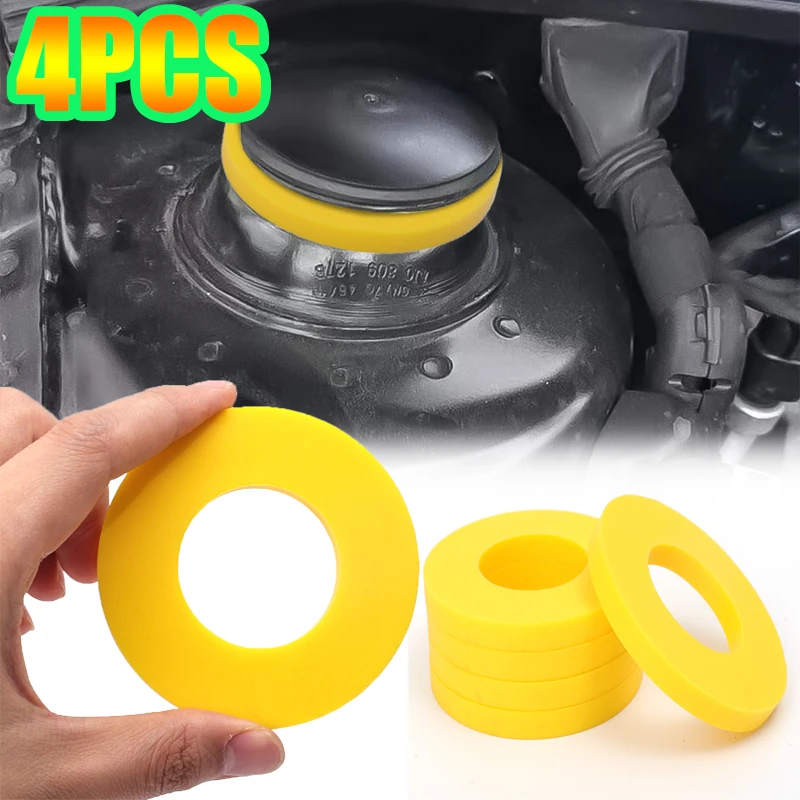 Automotive Front Shock Absorber Tower Rubber Cushion Ring Bushings Universal Front Strut Tower Bearing Washer Noise Reduction